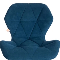 Кресло SELFI (флок синий 32) - Изображение 1